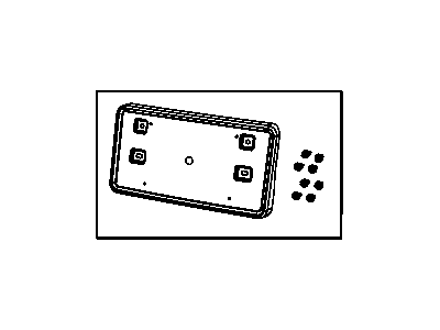 Mopar 68080450AA Plate Kit