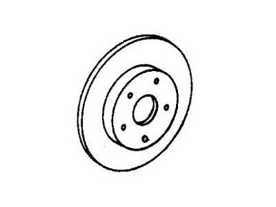 1998 Jeep Grand Cherokee Brake Disc - V5018184AA