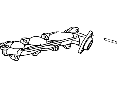 Mopar 53013848AE Exhaust Manifold