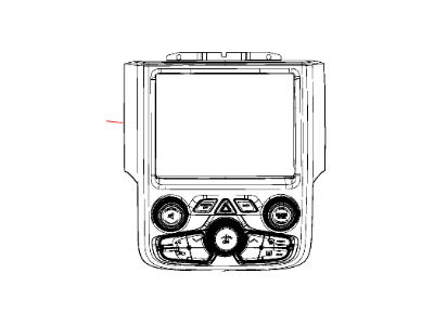 2015 Ram 1500 A/C Switch - 1UJ97DX9AF