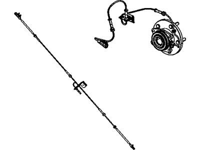 Mopar 5105062AB Sensor-Anti-Lock Brakes