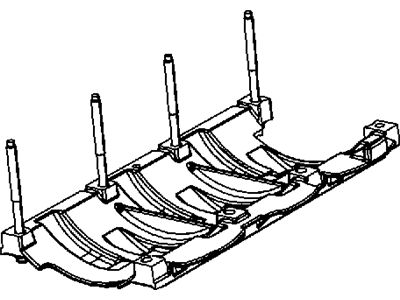 Mopar 6509563AA Bolt-HEXAGON FLANGE Head