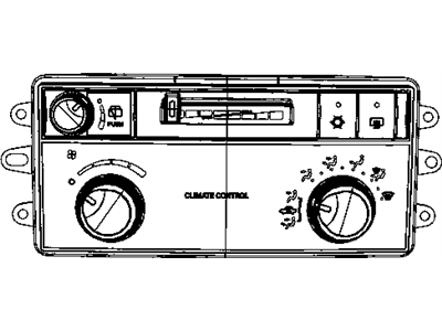 Mopar 55057281AE Air Conditioner And Heater Control