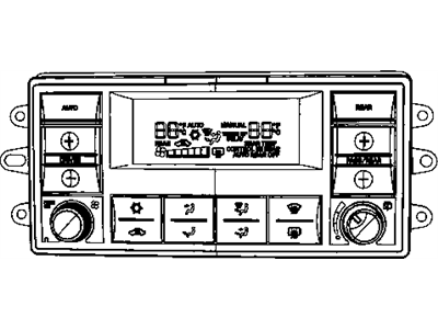 Mopar 55056675AG Air Conditioner And Heater Control