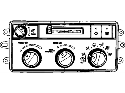 Mopar 55057280AF Air Conditioner And Heater Control