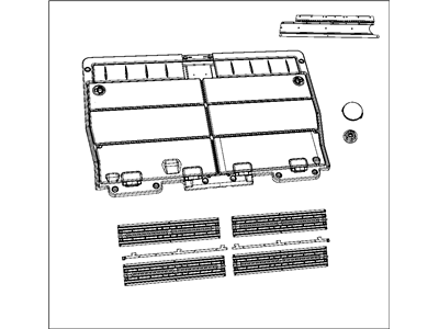 Mopar 1FL09XDVAA Cover-Load Floor