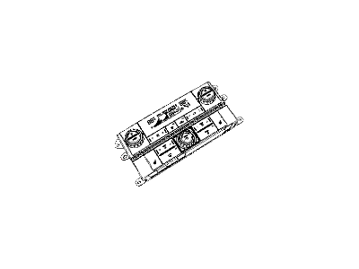 Mopar 55111807AC Air Conditioner And Heater Control