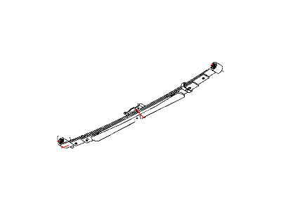 2007 Dodge Ram 2500 Leaf Spring - 52121699AB