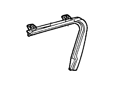 Mopar 55395221AA Rail-Door Glass