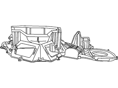 Mopar 5086518AA Housing-EVAPORATER Upper