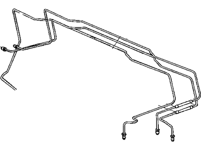 2001 Jeep Grand Cherokee Brake Line - 52128366AB