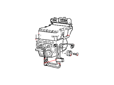 2006 Dodge Ram 2500 ABS Control Module - 55366224AD