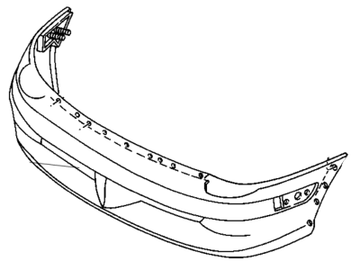 1998 Dodge Neon License Plate - HV39PD7AB