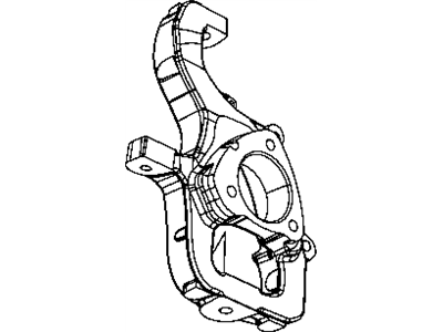 Mopar 52855116AB Front Steering Knuckle