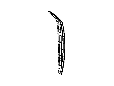 Mopar 5112134AD WEATHERSTRIP-Front Door Mounted