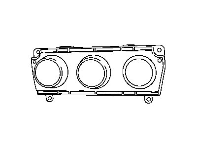 Mopar 55111168AE Air Conditioner And Heater Control