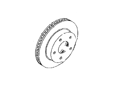 2000 Dodge Ram 1500 Brake Disc - V5019801AA