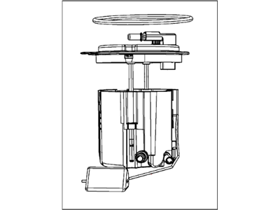 Jeep Wrangler Fuel Pump - 68065575AB