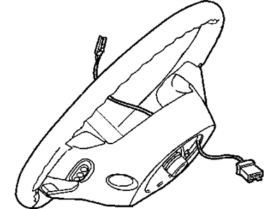 Mopar 5083981AA Cover-Steering Wheel Back