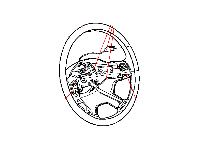 2006 Jeep Liberty Steering Wheel - UR671DHAE