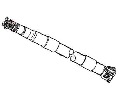 Mopar 52853161AA Rear Drive Shaft