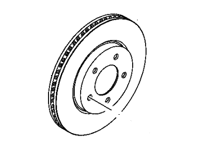 2007 Chrysler Pacifica Brake Disc - 2AMV1234AA