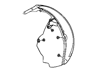 Mopar 4814759AC Shield-WHEELHOUSE