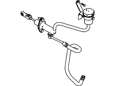 Mopar 4668631AD ACTUATOR-Hydraulic Clutch