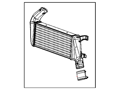 2009 Dodge Caliber Intercooler - 68004294AA