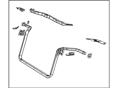 Mopar 5103397AG CROSSMEMBER-Radiator