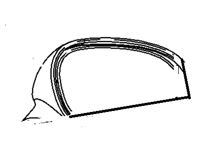 2012 Dodge Challenger Car Mirror - 1GE19KYVAE