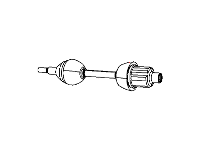 Mopar 4880210AG Axle Half Shaft