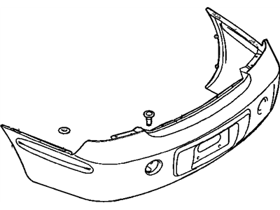 Mopar MR516342 Rear Bumper Cover