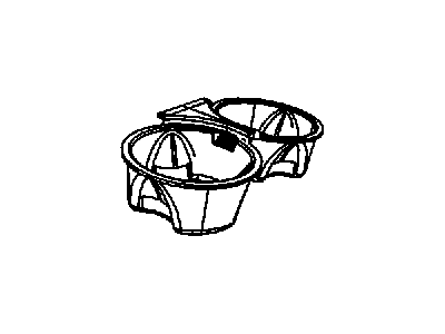 Mopar 5170289AA Mat-Console Cup Holder