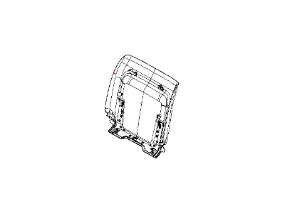 Mopar 1TM40DX9AA Panel-Front Seat Back