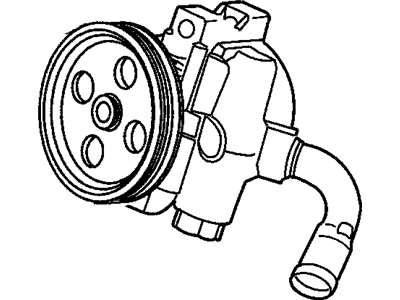 Mopar 52088711AB Power Steering Pump