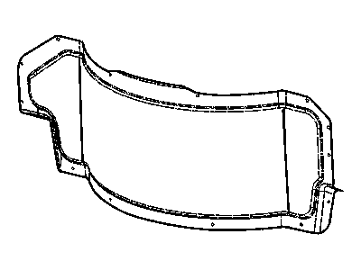 Mopar 5136832AA Panel-Fuel Tank Close Out