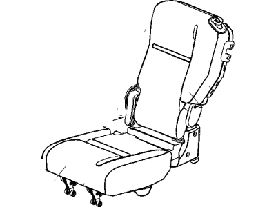 2006 Chrysler PT Cruiser Seat Cover - 1CX751D5AA