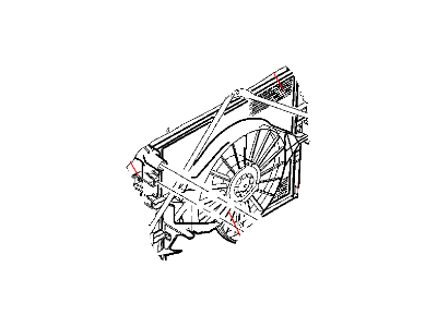 Mopar 55056425AA Engine Cooling Radiator