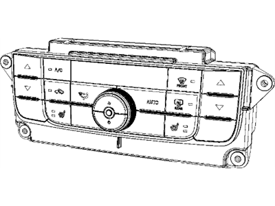 Mopar 55111833AE Air Conditioner And Heater Control