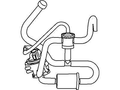 Mopar 53013646AB Hose-Leak Detection Pump To FILT