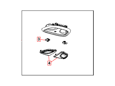 Mopar 1TP73DX9AB Lamp-Dome