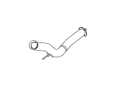 Mopar 68087111AE Front Exhaust Pipe