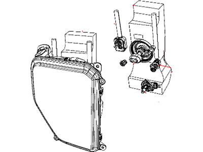 Mopar 68079711AA Headlamp