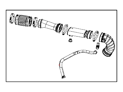 Mopar 68164051AE Clean Air Duct