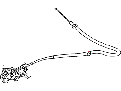 Chrysler Voyager Accelerator Cable - 5281292AA
