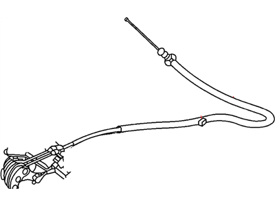 2003 Dodge Grand Caravan Throttle Cable - 5281292AA