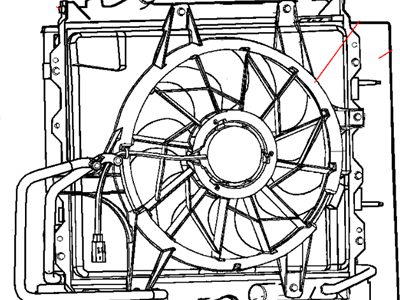 Mopar 5086547AA Engine Cooling Radiator