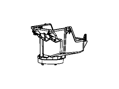 Mopar 68038194AA Housing-A/C And Heater Lower