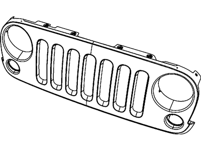 Mopar 1GR22DBMAB Grille-Radiator